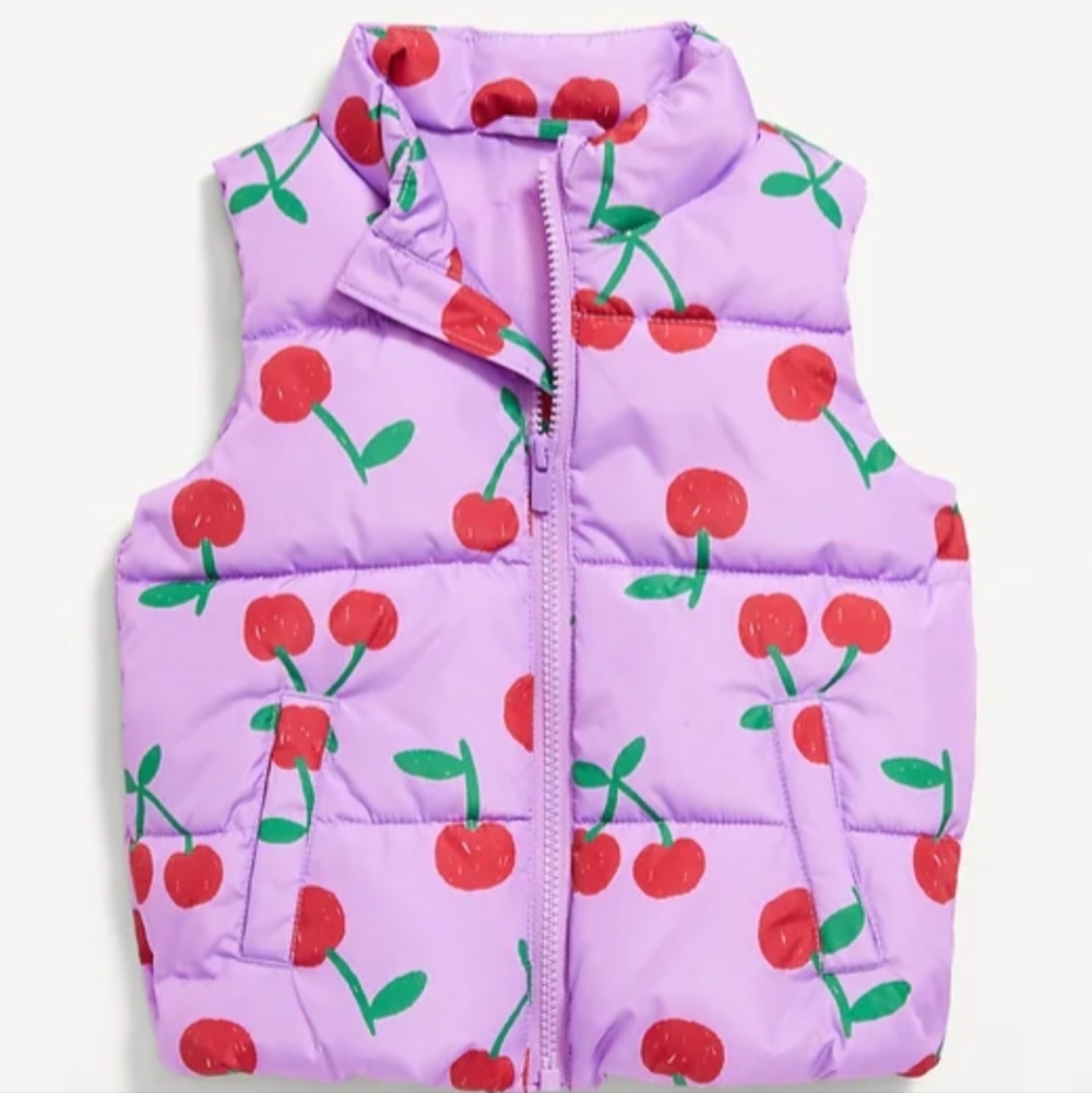 Old Navy Girls Cherry Print Vest